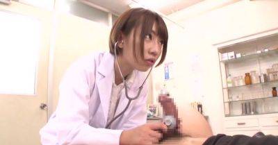 Aroused Japanese nurse goes full mode sucking cock and fucking - Japan on freereelz.com