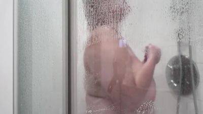 Soapy Big Natural Tits Shower Time on freereelz.com