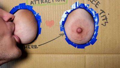 Nipple Sucking Allure: A Big Tit Showcase on freereelz.com