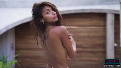 Mexican Teen Carolina Reyes Sizzles in Playboy's Nude Shoot - Mexico on freereelz.com