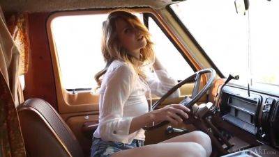 Ashley Lane in Outdoor Car Fantasy on freereelz.com