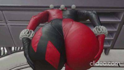 Harley Quinn Shakes Her Generous Curves on freereelz.com