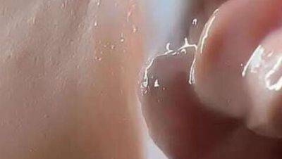 Enter her twice, unleash the cream: A close-up creampie experience. Amateur, shaved, teen delight on freereelz.com