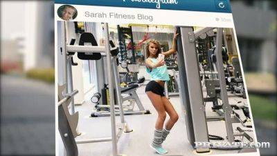 Sarah Kay Has an Anal Creampie in the GYM on freereelz.com