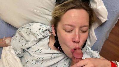 Blonde Nurse Blows Boyfriend in Hospital Pre-Op Room - Almost Caught by Surgeon! Ft. SmartyKat314 on freereelz.com